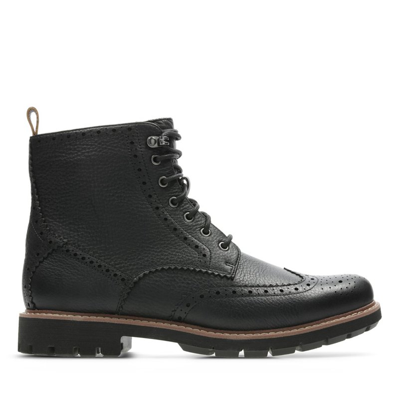 Férfi Clarks Batcombe Lord Bokacsizma Fekete | 13562002