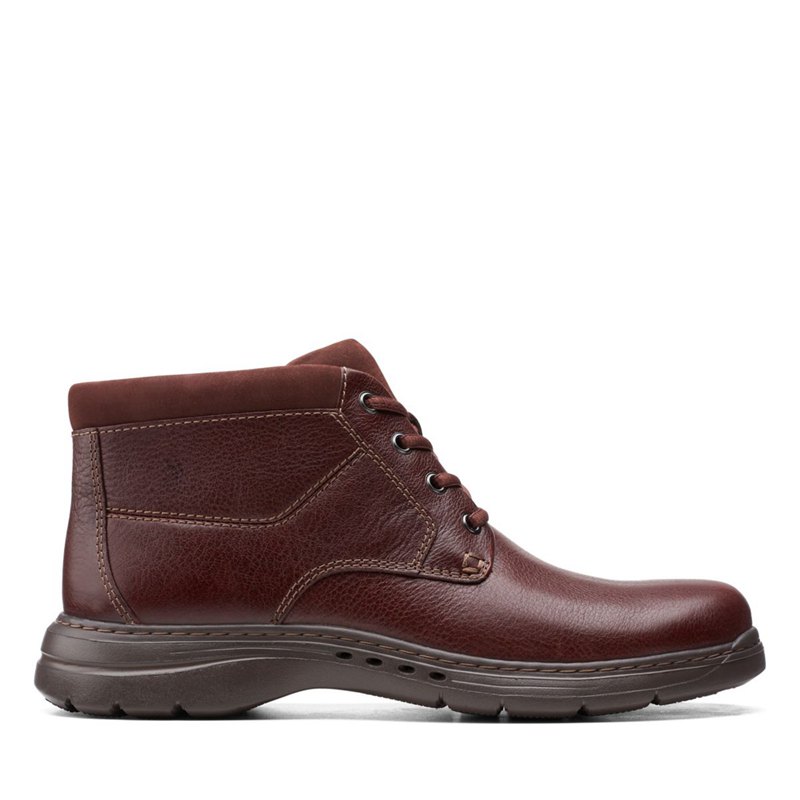 Férfi Clarks Brawley Up Bokacsizma Barna | 10518256