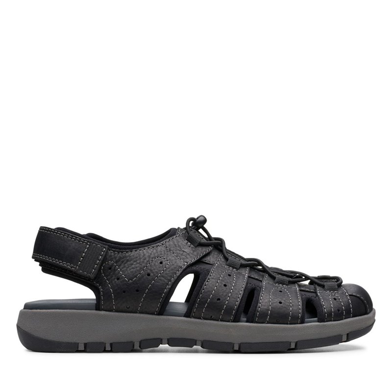 Férfi Clarks Brixby Cove Szandál Fekete | 24024911