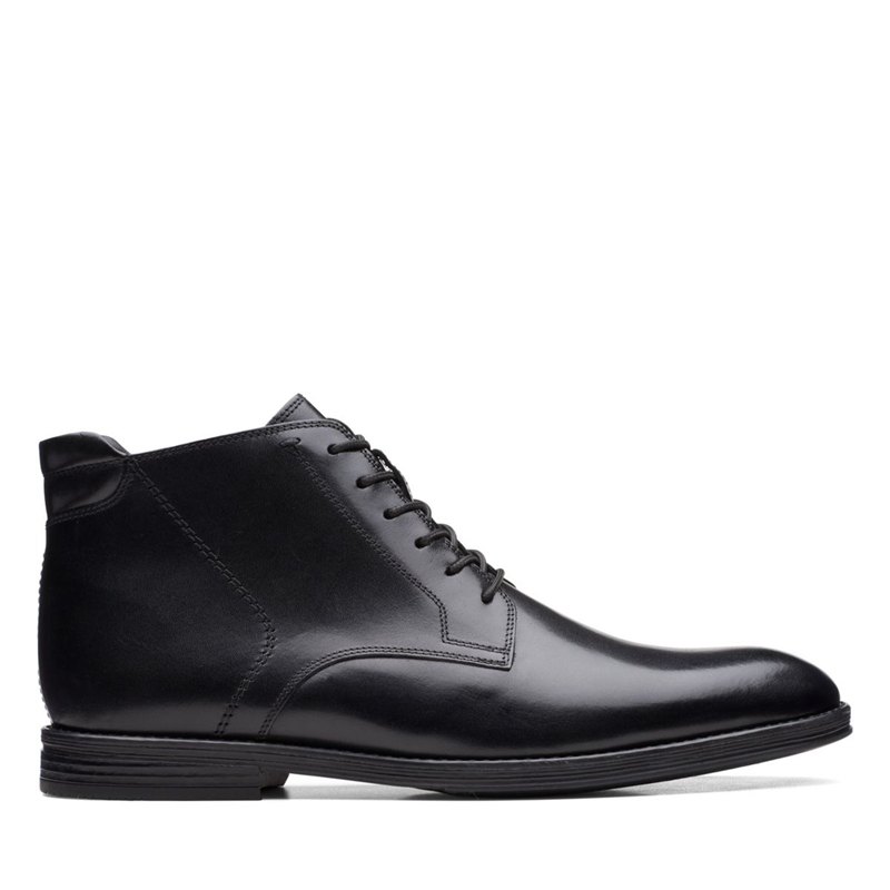 Férfi Clarks Citi Stride Rise Bokacsizma Fekete | 74755673
