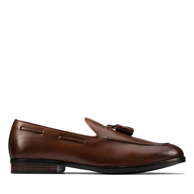 Férfi Clarks Citi Stride Slip Loafer Cipő Barna | 35374573