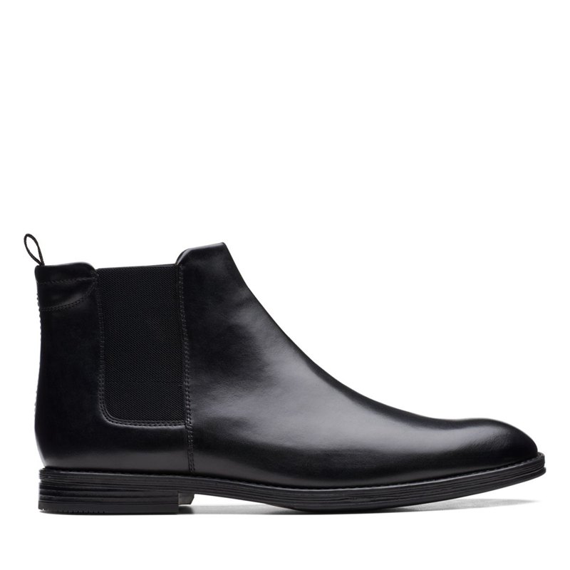 Férfi Clarks Citi Stride Top Chelsea Csizma Fekete | 76020058