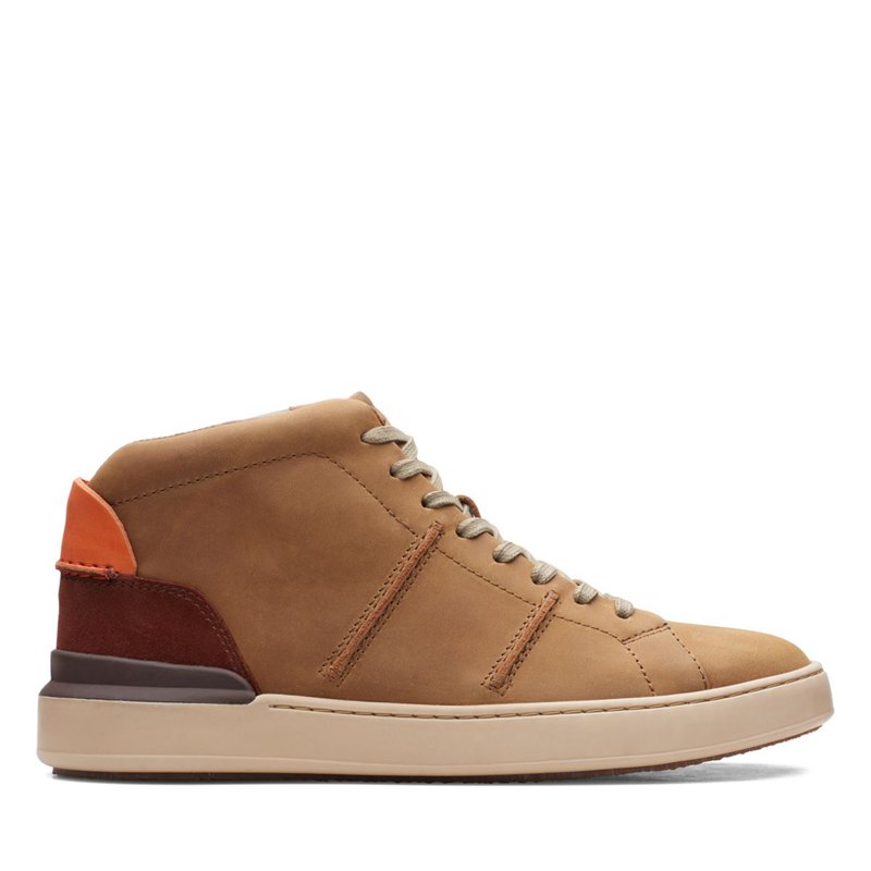 Férfi Clarks Court Lite Hi Bokacsizma Sötét Barna | 3583670