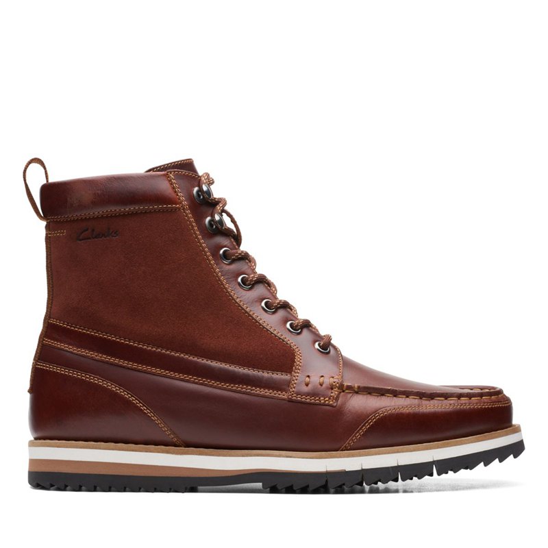 Férfi Clarks Durston Hi Bokacsizma Barna | 47574123
