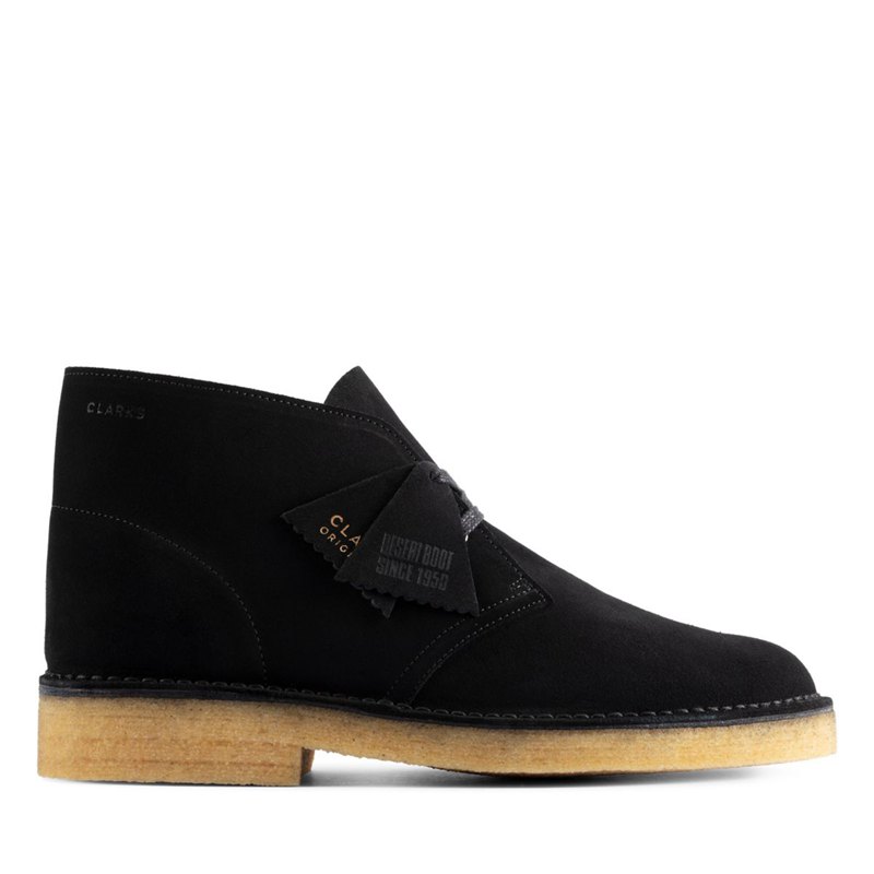 Férfi Clarks Eredeti 221 Sivatagi Csizma Fekete | 95772194