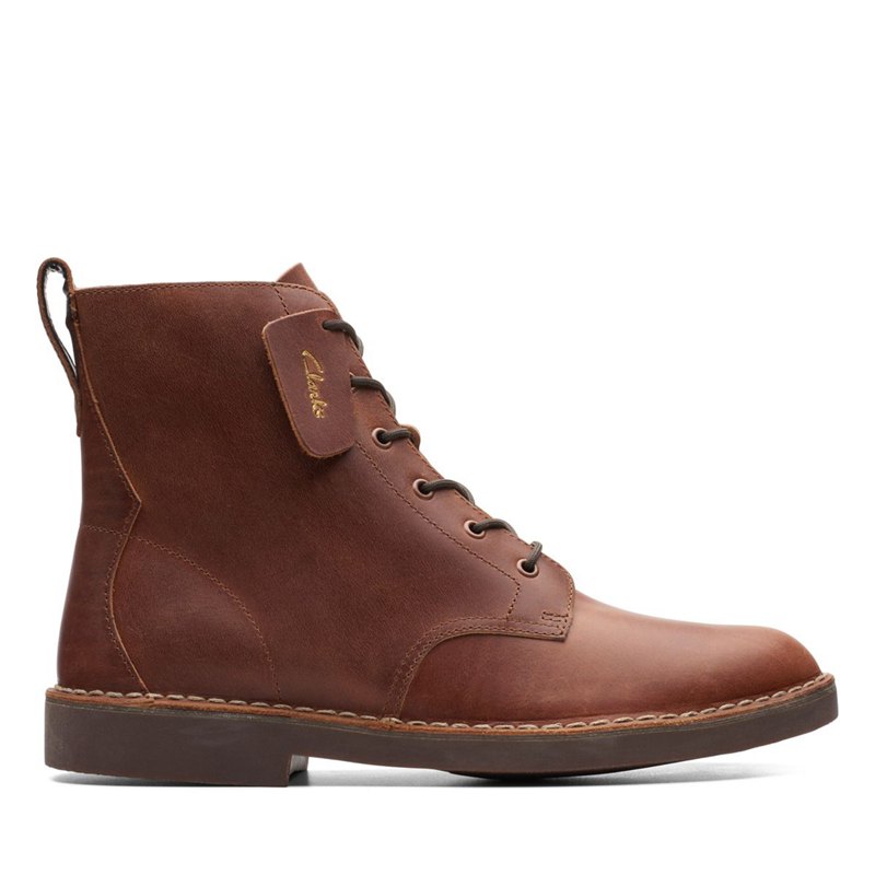 Férfi Clarks Eredeti Cali Bokacsizma Sötét Barna | 69740404