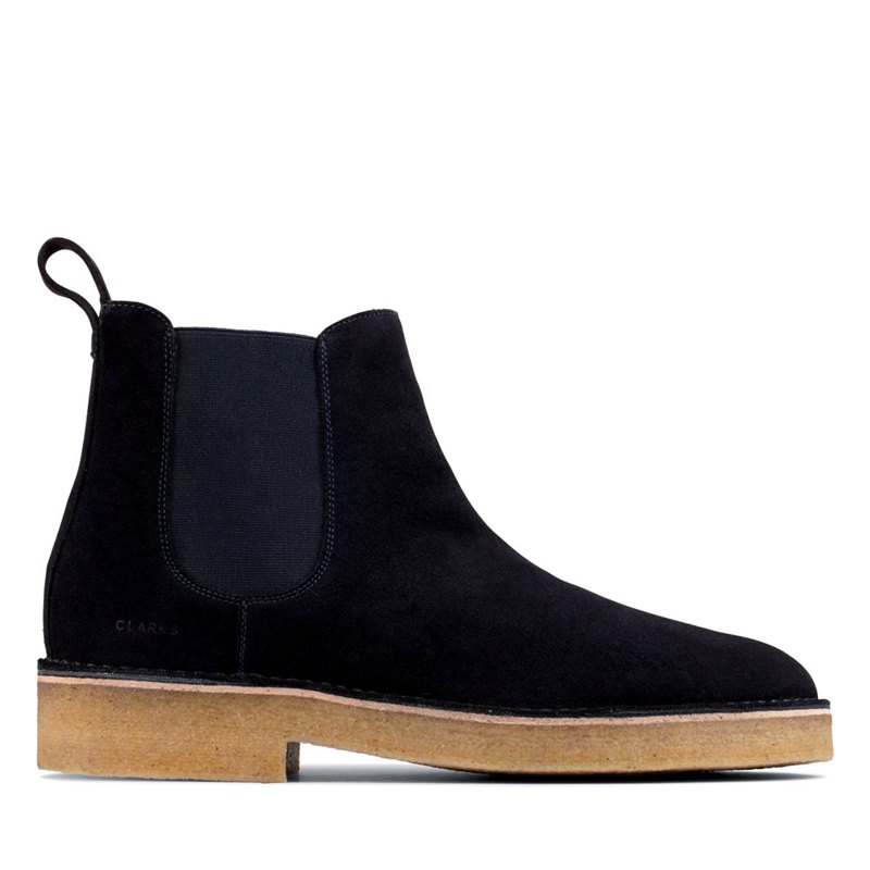 Férfi Clarks Eredeti Chelsea Csizma Sötétkék | 13731523