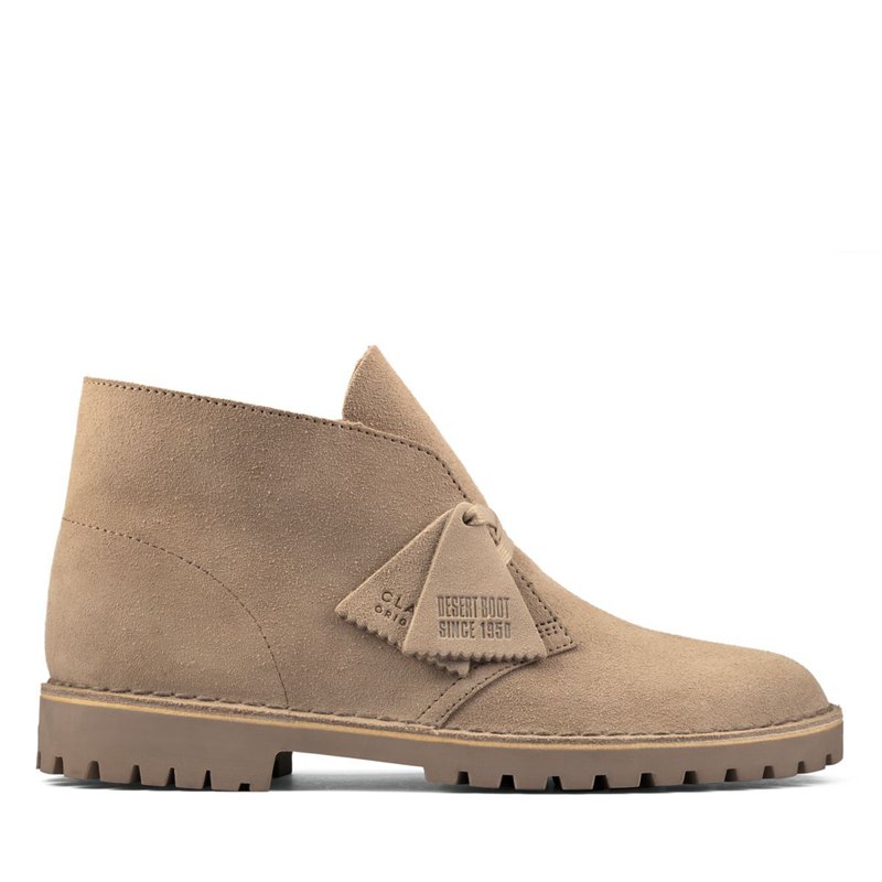 Férfi Clarks Eredeti Rock Sivatagi Csizma Khaki | 10011442