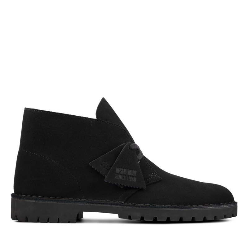 Férfi Clarks Eredeti Rock Sivatagi Csizma Fekete | 33284187