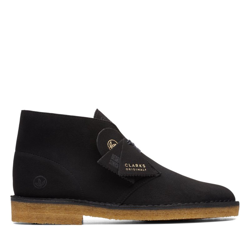 Férfi Clarks Eredeti Sivatagi Csizma Fekete | 44958249