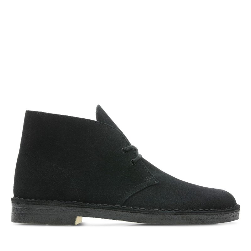 Férfi Clarks Eredeti Sivatagi Csizma Fekete | 79114266