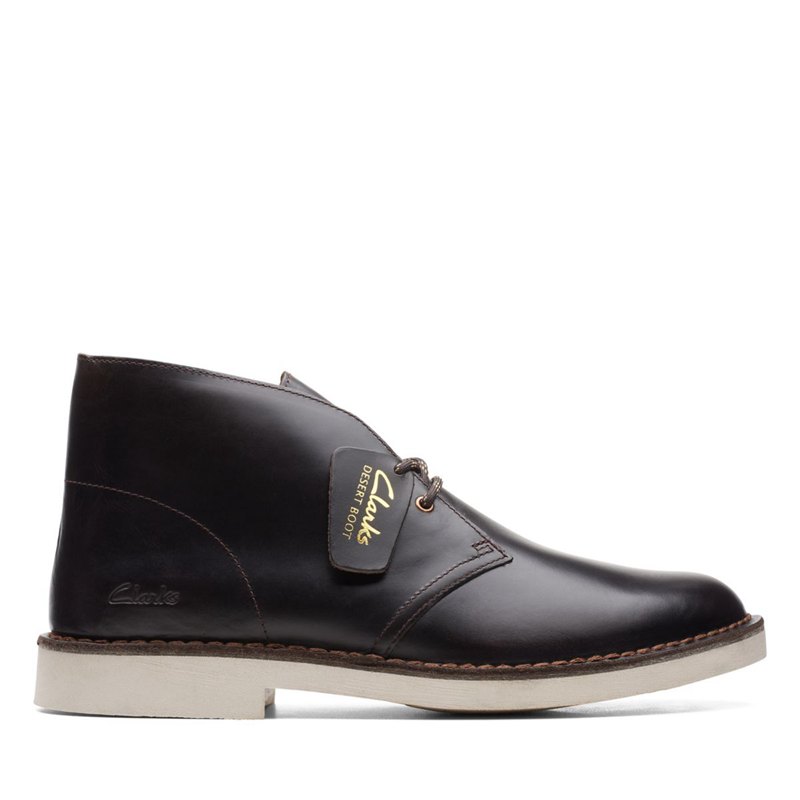 Férfi Clarks Eredeti Sivatagi Csizma Sötét Barna | 94777358
