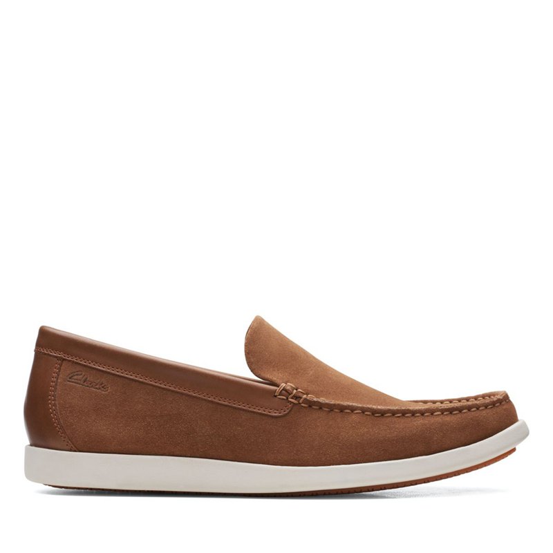 Férfi Clarks Ferius Creek Loafer Cipő Barna | 42674295