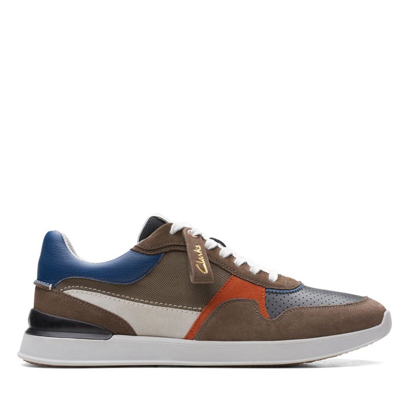 Férfi Clarks Race Lite Tor Tornacipő Sötét Szürke | 15190106