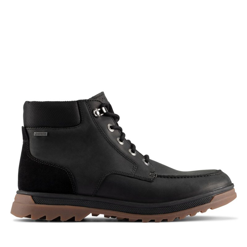 Férfi Clarks Ripway Hi GTX Bokacsizma Fekete | 9706824