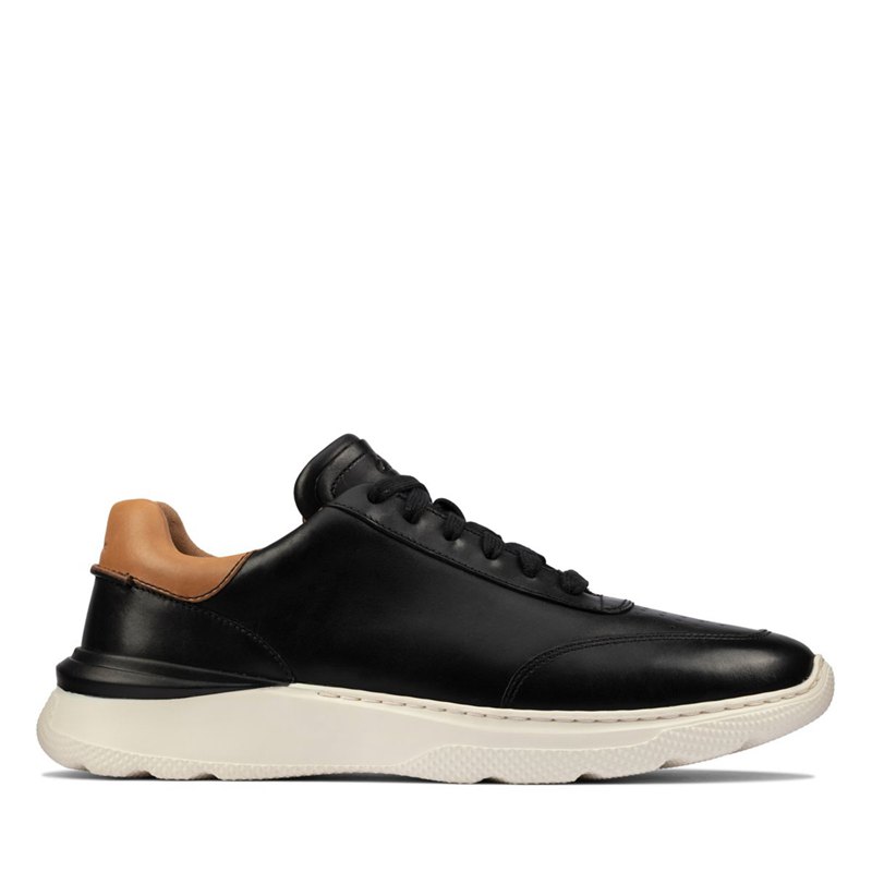 Férfi Clarks Sprint Lite Csipke Tornacipő Fekete | 85807779