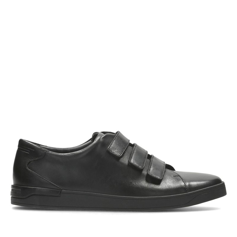 Férfi Clarks Stanway Flow Tornacipő Fekete | 85701345