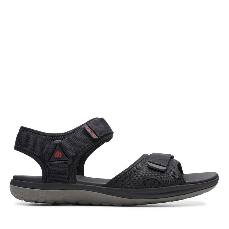 Férfi Clarks Step Beat Sun Szandál Fekete | 80338331