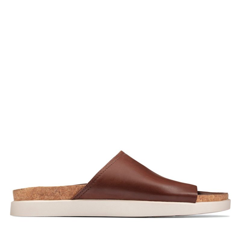 Férfi Clarks Sunder Mule Cipő Barna | 94330588