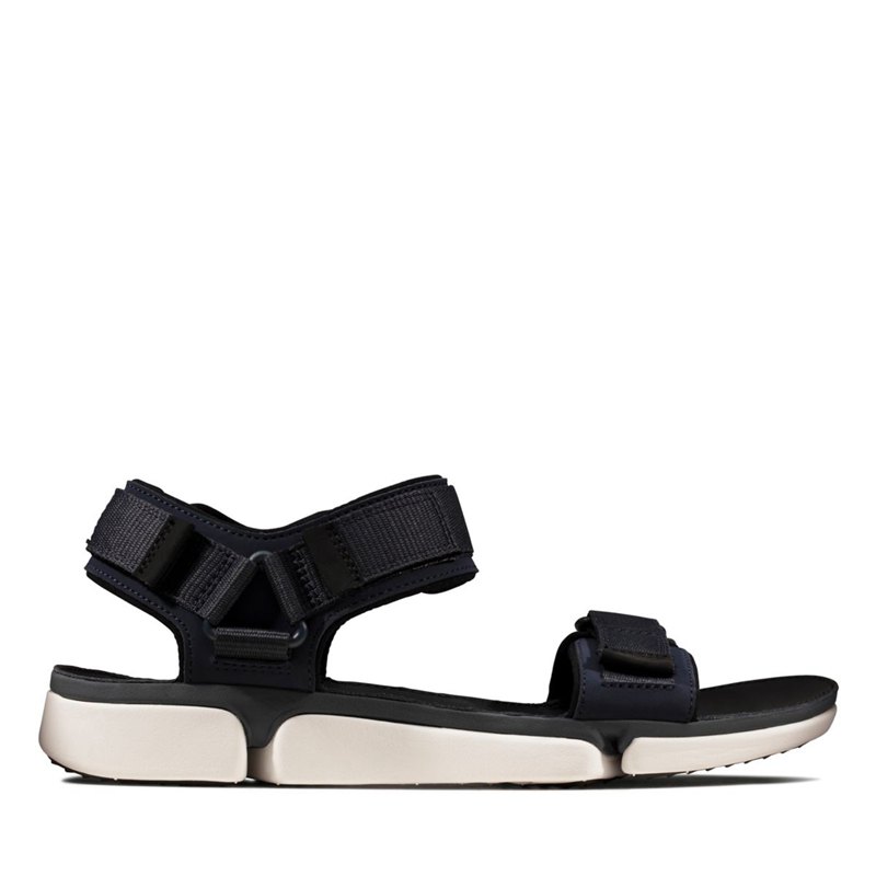 Férfi Clarks Tri Cove Trail Szandál Sötétkék | 91159743