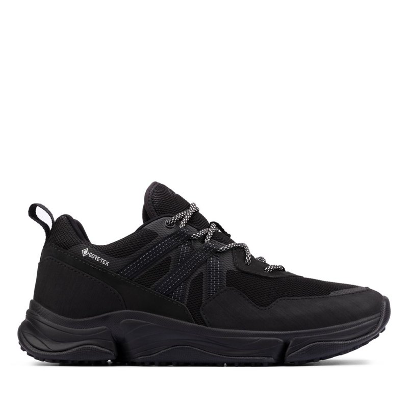 Férfi Clarks Tri Path Trek GORE-TEX Tornacipő Fekete | 58002571