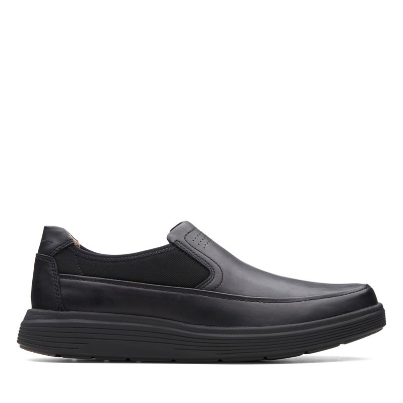 Férfi Clarks Un Abode Go Slip On Fekete | 13569367