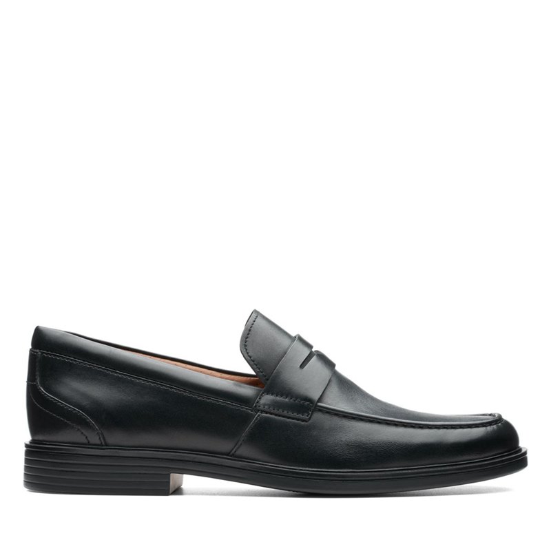 Férfi Clarks Un Aldric Step Loafer Cipő Fekete | 85092281