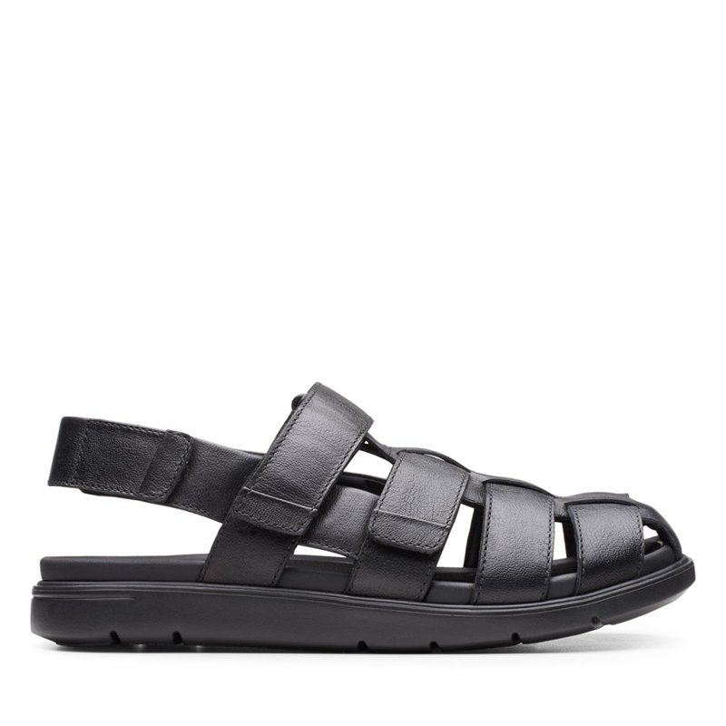 Férfi Clarks Unwilmore Ray Szandál Fekete | 54331339