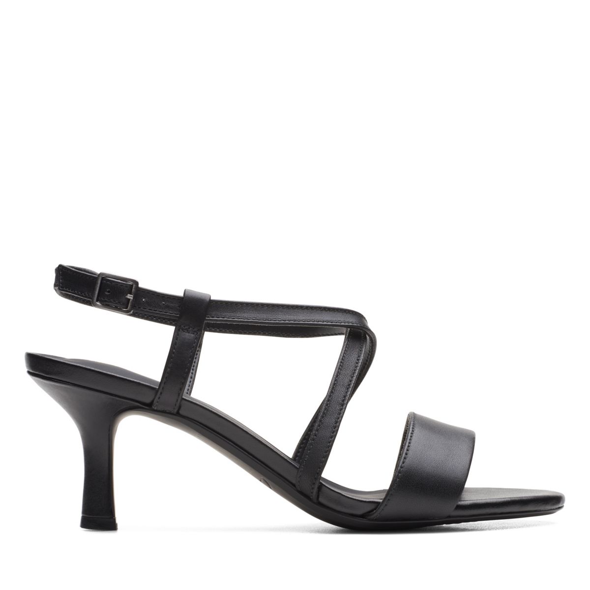 Női Clarks Amali Csatos Magassarkú Fekete | 69126371