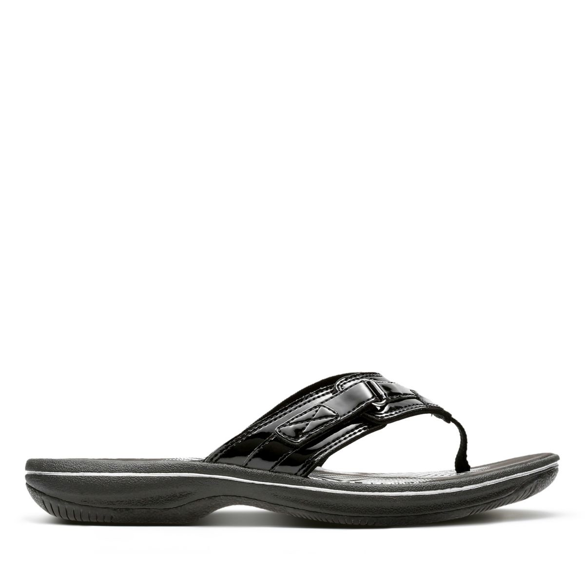 Női Clarks BREEZE SEA Strandpapucs Fekete | 79930192