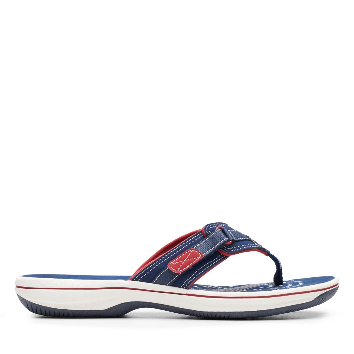 Női Clarks BREEZE SEA Strandpapucs Sötétkék | 97371600