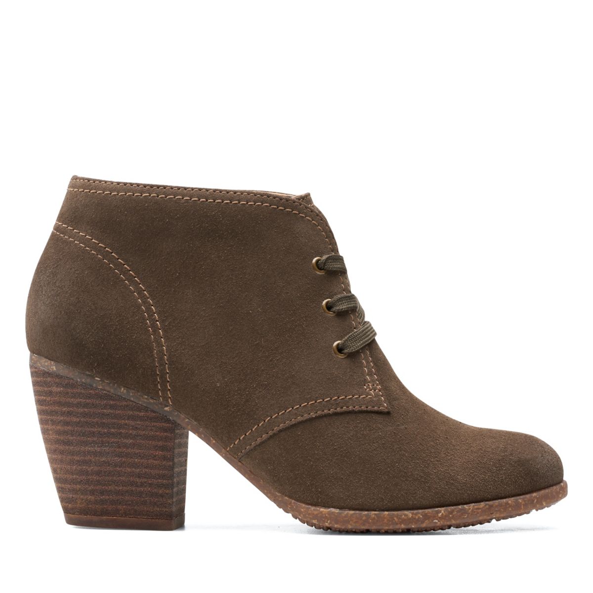 Női Clarks Bergen Csipke Magas Szárú Csizma Sötét Olivazöld | 3993584