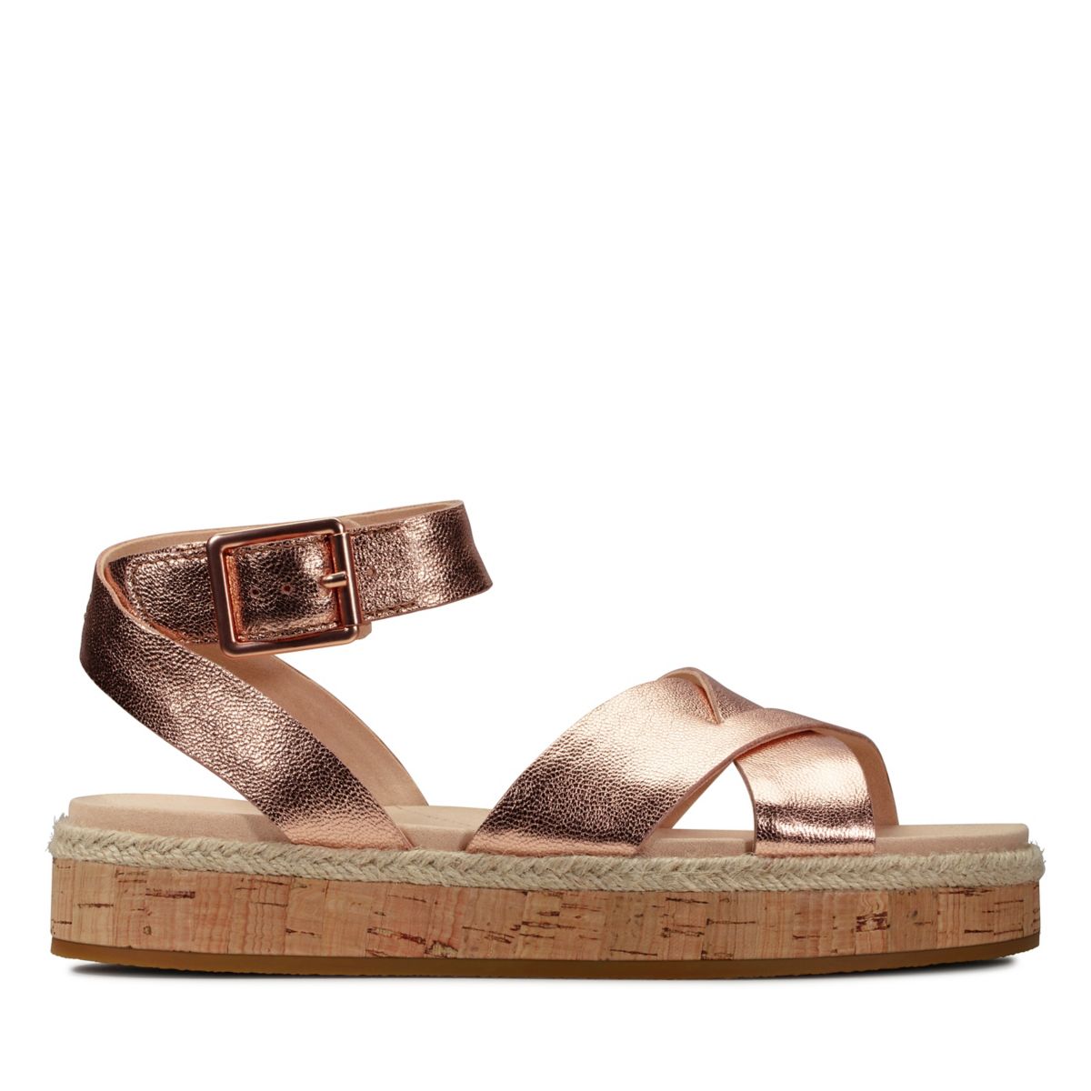 Női Clarks Botanic Poppy Szandál Rózsaszín Arany | 61248185