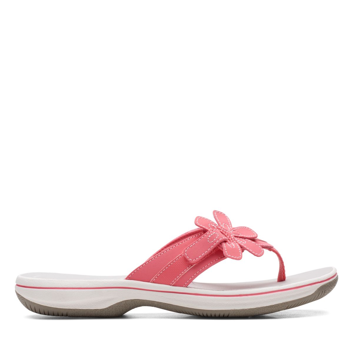 Női Clarks Brinkley Flora Strandpapucs Világos Korall | 40047902