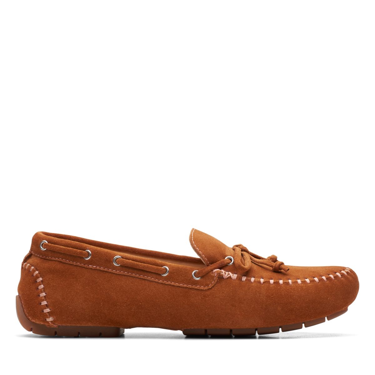 Női Clarks C Mocc Tie Loafer Cipő Barna | 75665329
