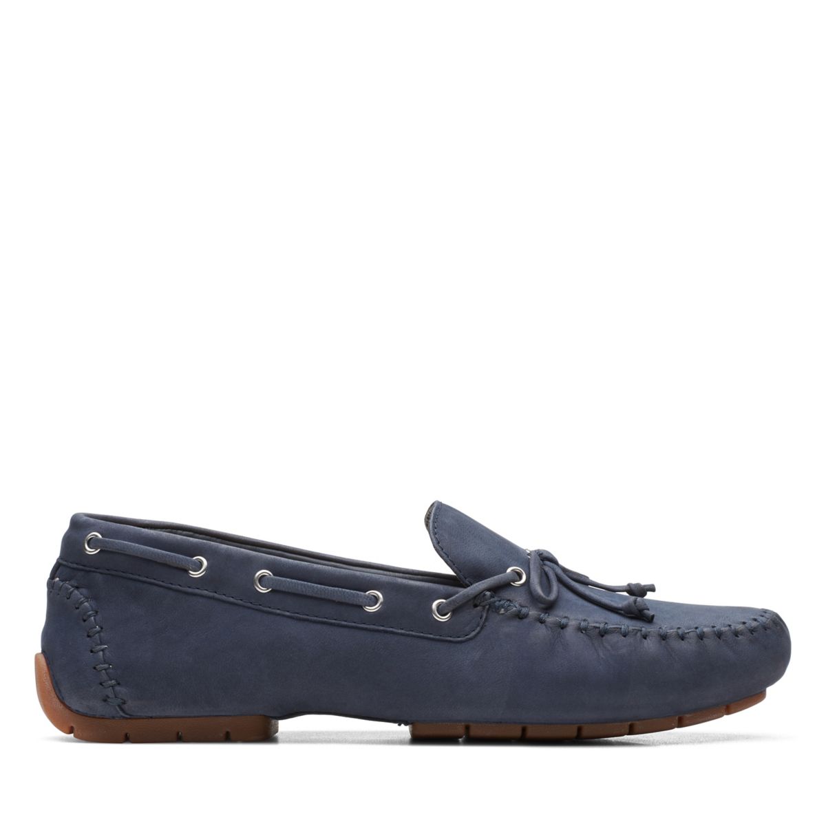 Női Clarks C Mocc Tie Loafer Cipő Sötétkék | 56184255