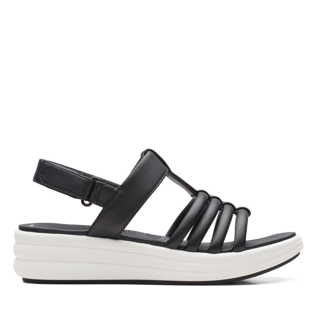 Női Clarks Drift Ease Szandál Fekete | 73881027
