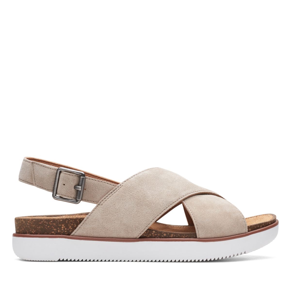 Női Clarks Elayne Cross Szandál Barna | 32642672