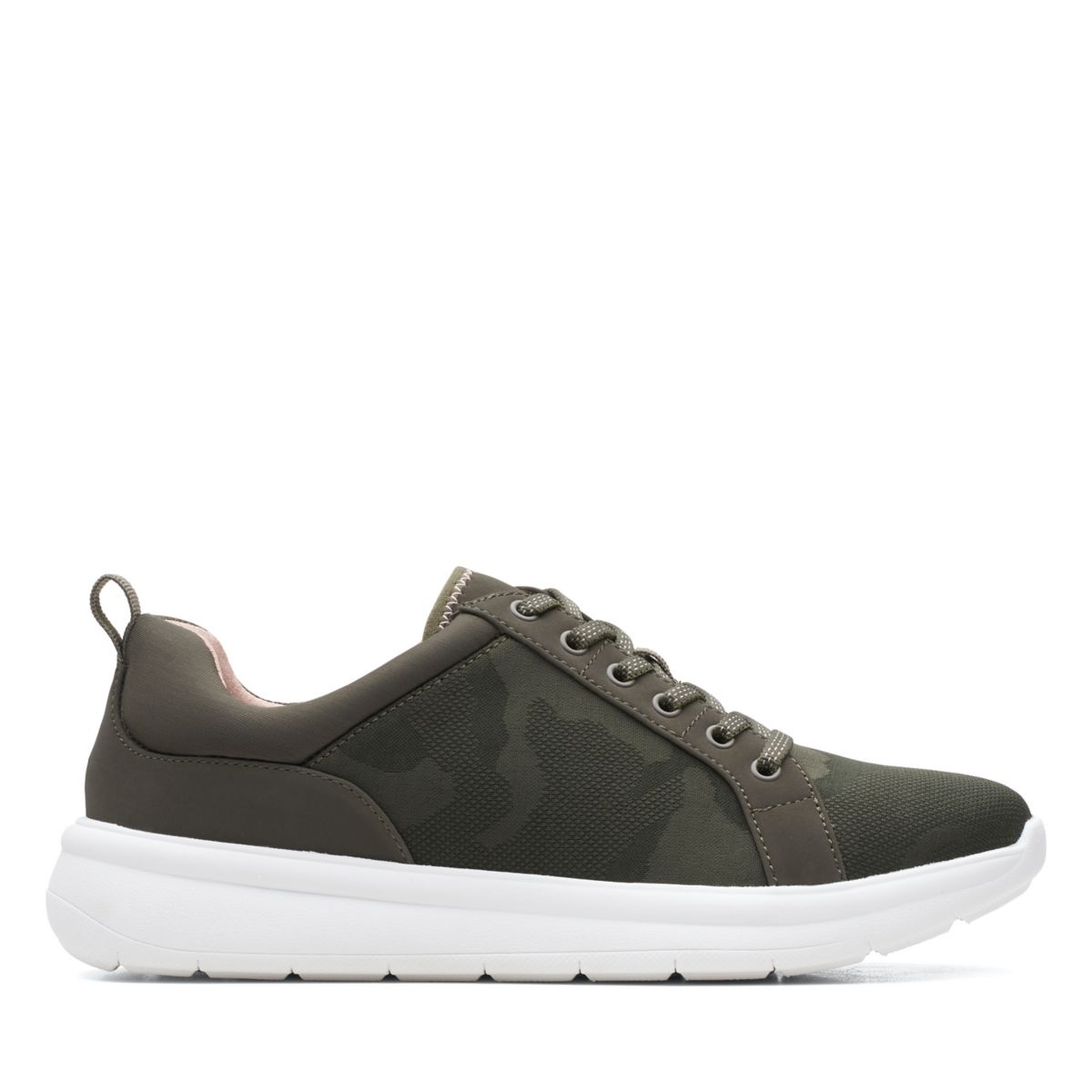 Női Clarks Ezera Csipke Tornacipő Sötét Olivazöld | 73222559