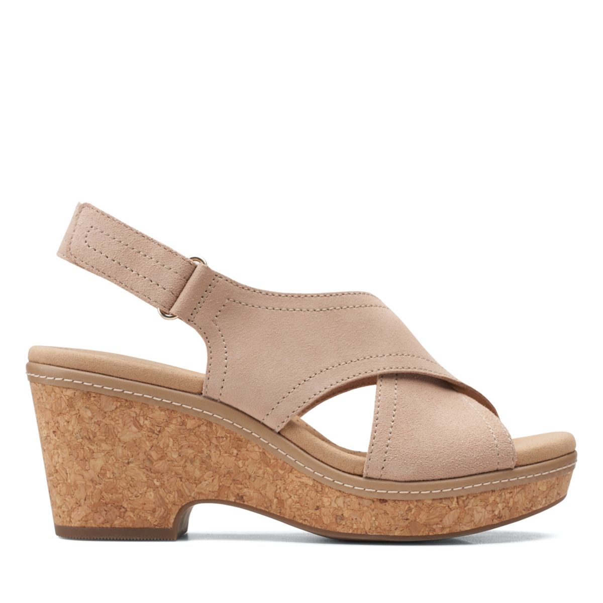 Női Clarks Giselle Cove Éktalpú Szandál Barna | 97723697