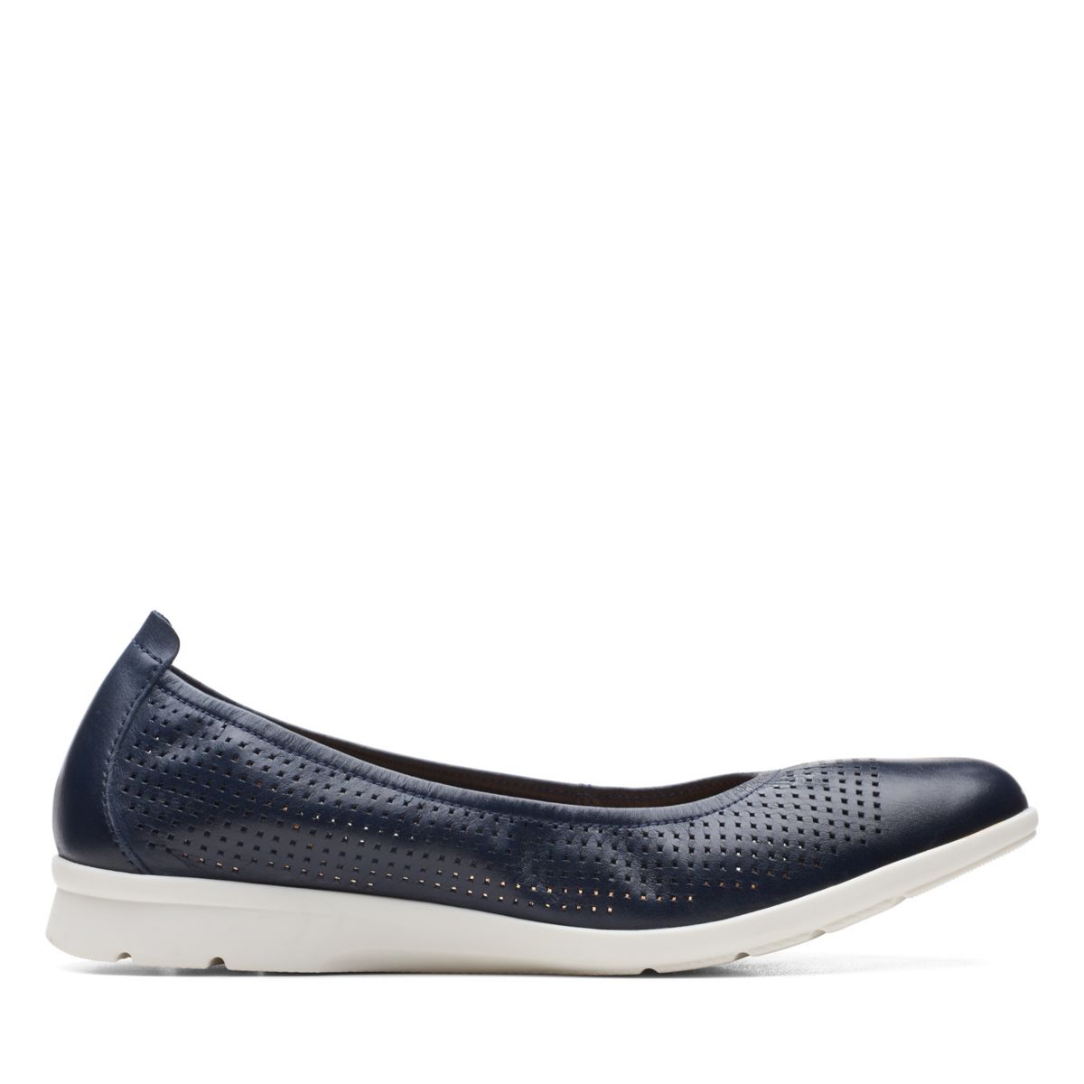 Női Clarks Jenette Ease Balerina Cipő Sötétkék | 10777829