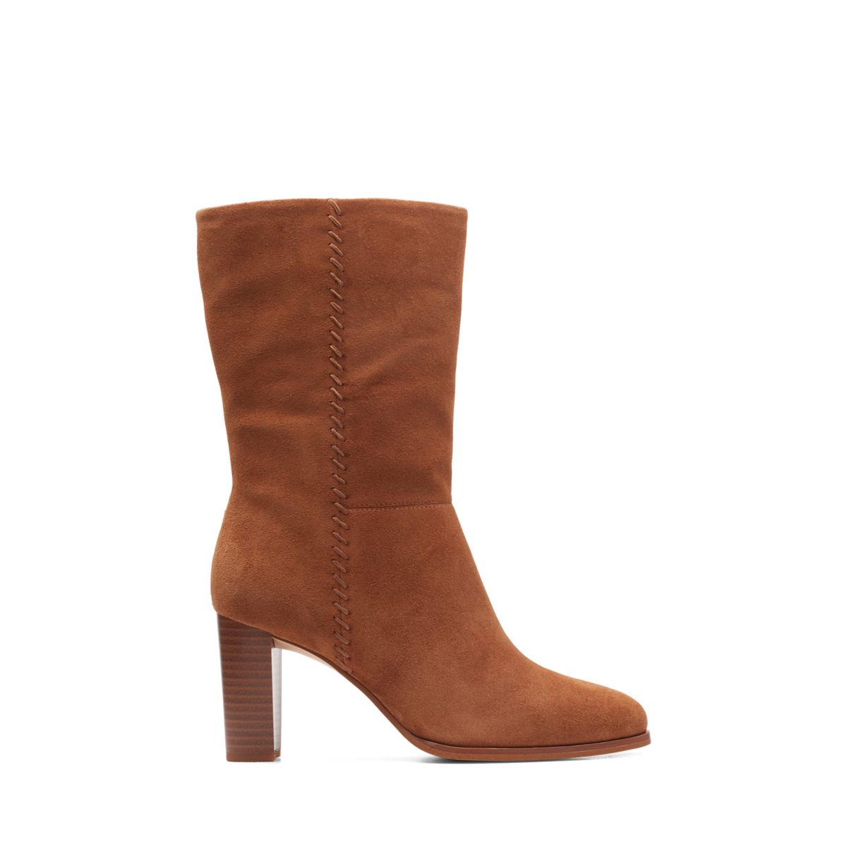 Női Clarks Karamo Mid Cut Magas Szárú Csizma Sötét Barna | 76449381
