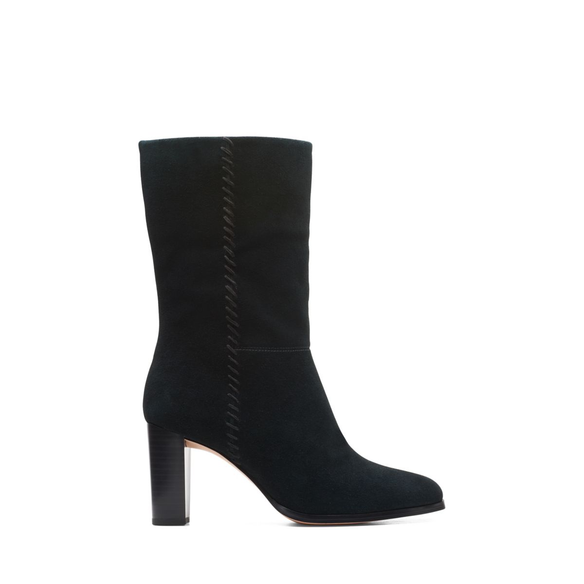 Női Clarks Karamo Mid Cut Magas Szárú Csizma Fekete | 95817691