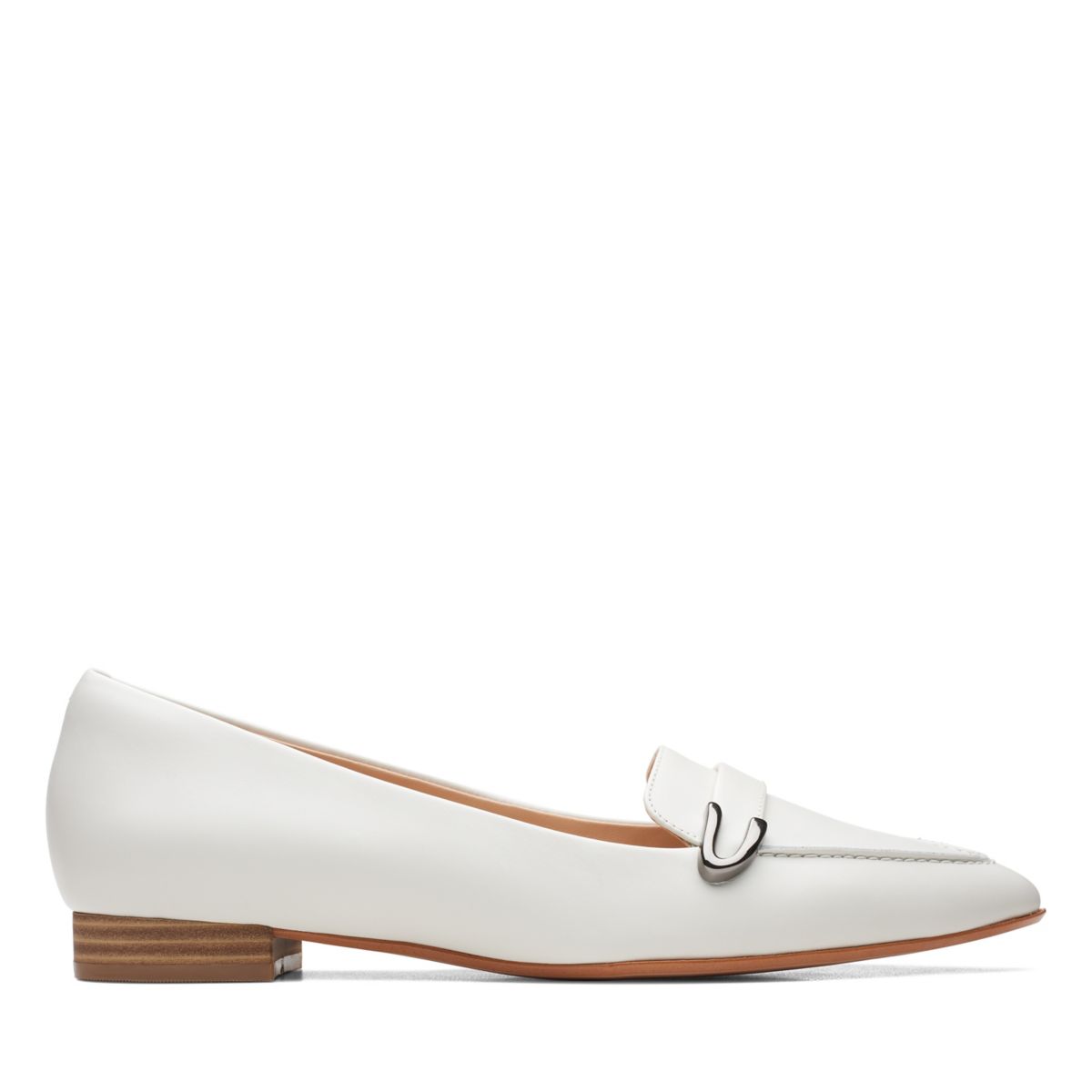 Női Clarks Laina 15 Csatos Balerina Cipő Fehér | 13044619