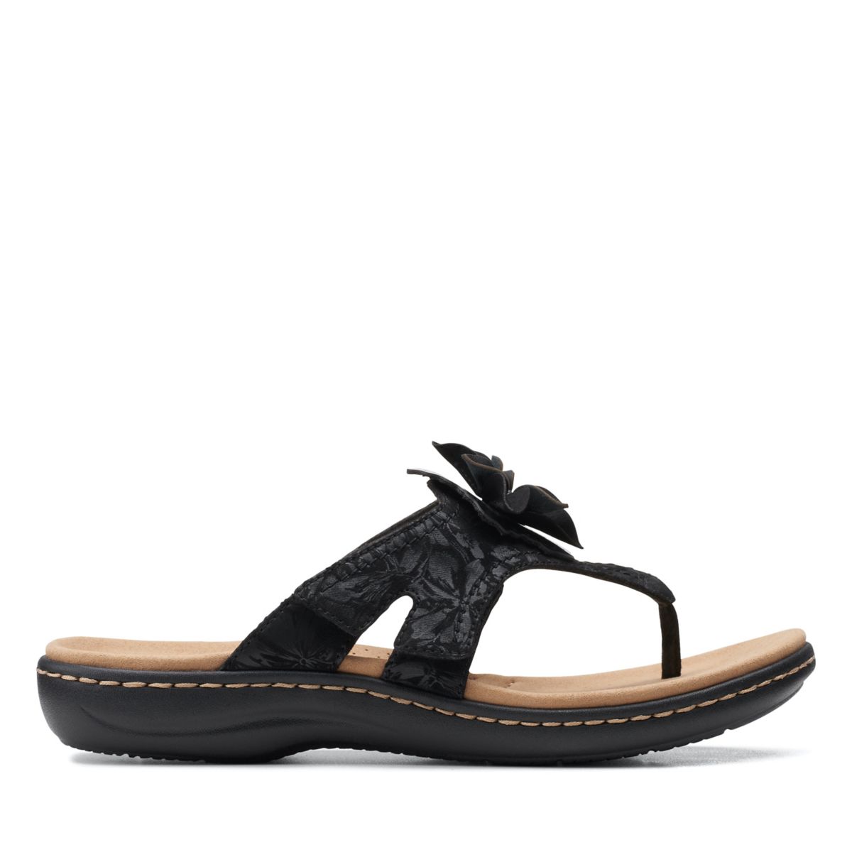 Női Clarks Laurieann Gema Strandpapucs Fekete | 71697830