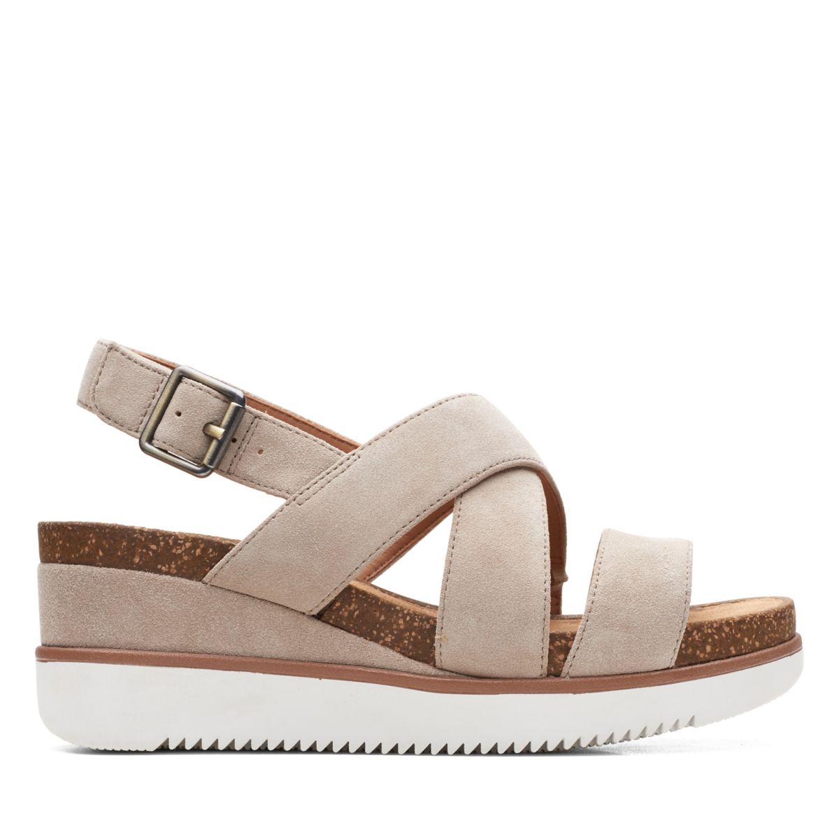 Női Clarks Lizby Cross Éktalpú Szandál Barna | 64714566