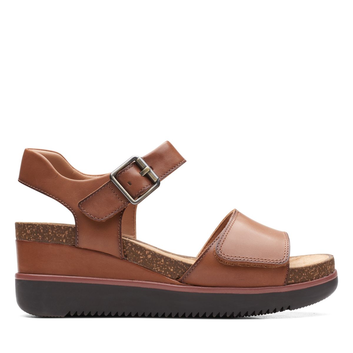 Női Clarks Lizby Pántos Éktalpú Szandál Sötét Barna | 42349571