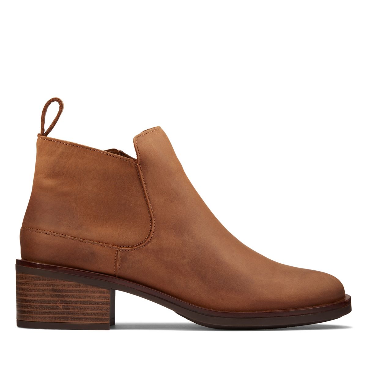 Női Clarks Memi Cipzáros Bokacsizma Sötét Barna | 69271953