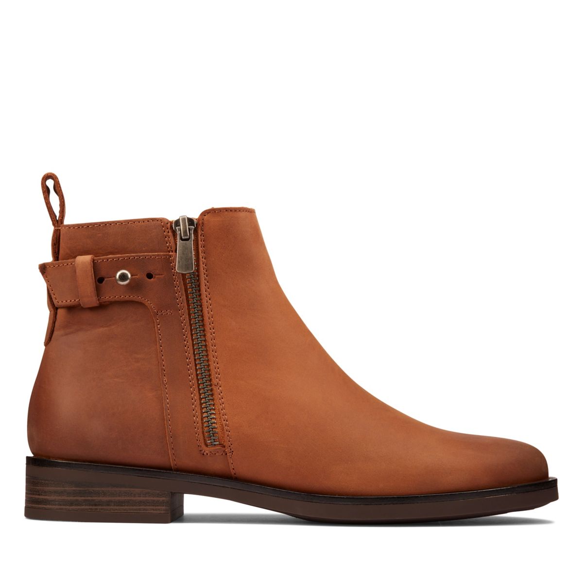 Női Clarks Memi Lo Bokacsizma Sötét Barna | 68021304
