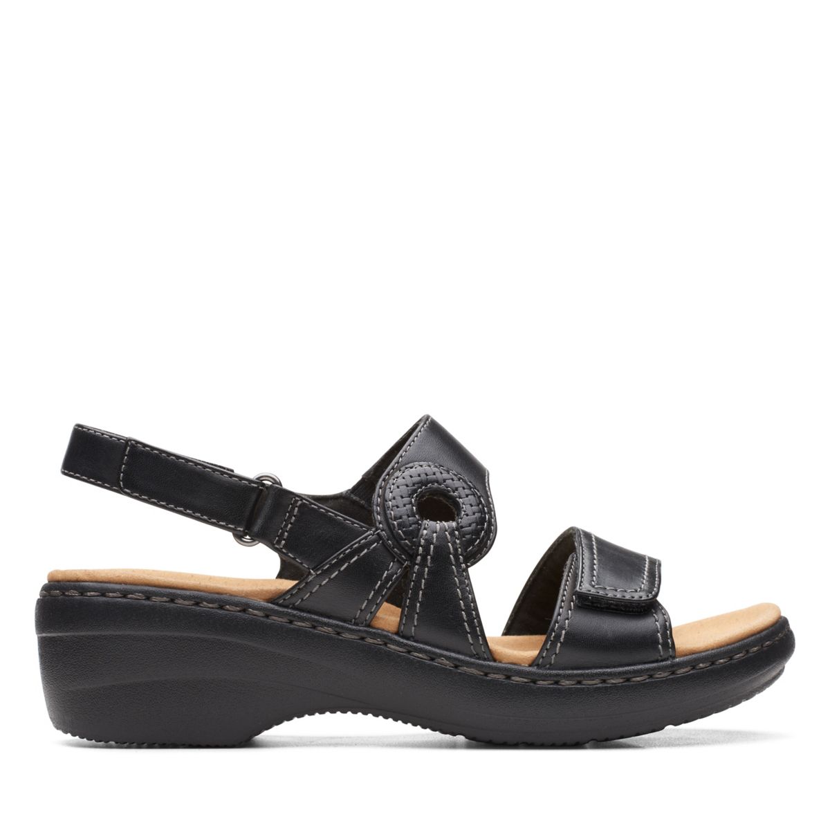 Női Clarks Merliah Opal Szandál Fekete | 53247175